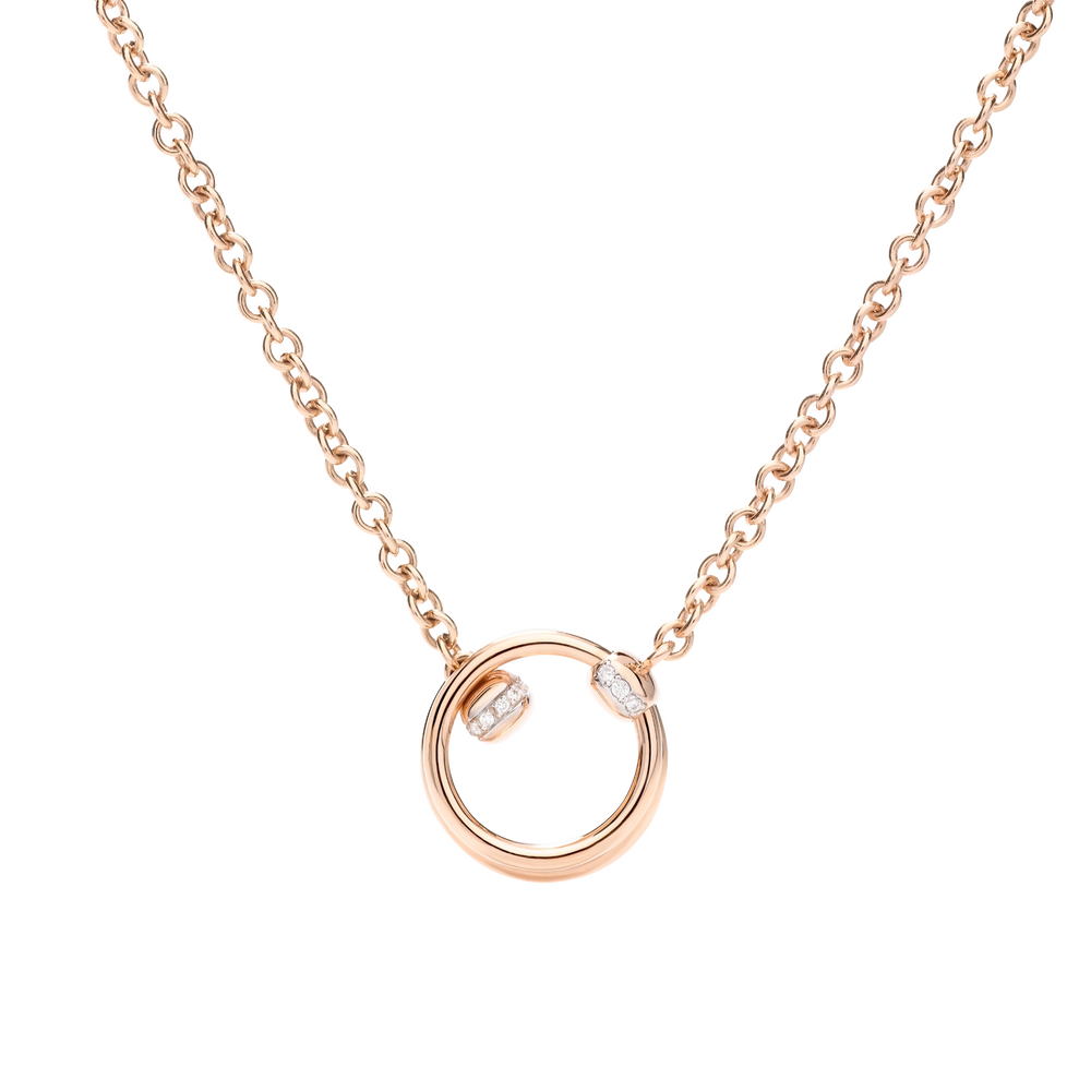 PCC4012 O7WHR DB000 010 Pomellato pomellato together necklace with pendant rose gold 18kt diamond y65c362d22f7fbd30