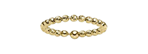 Brogle Classic gold ring beads diamond cut 2,2mm Brogle Classic gold ring beads diamond cut 2,2mm