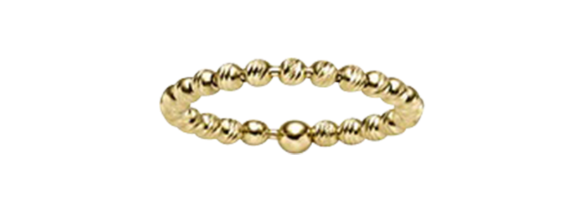 Brogle Classic Goldring Kügelchen diamantiert 2,2mm Brogle Classic Goldring Kügelchen diamantiert 2,2mm