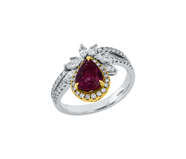 Brogle Selection bicolour ruby ring Brogle Selection bicolour ruby ring