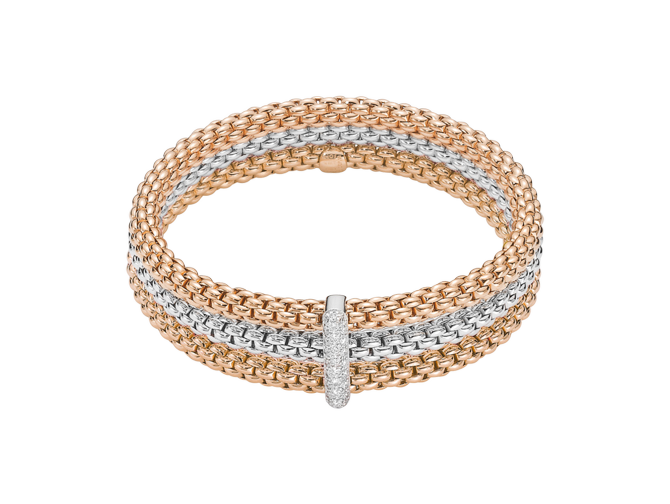 Rose, white gold