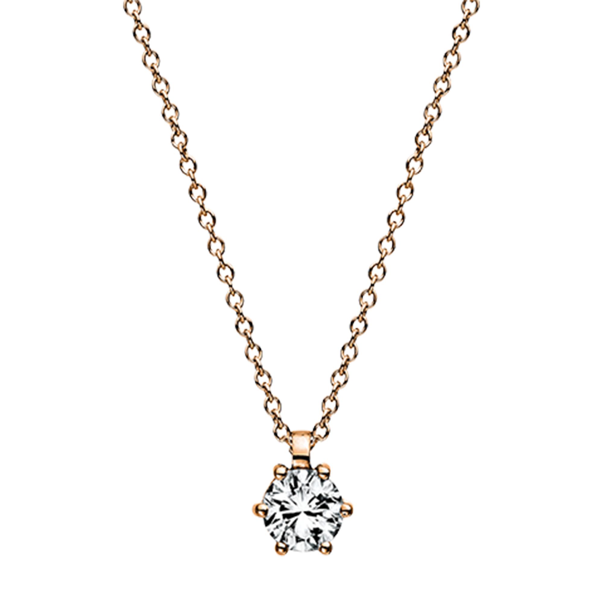 Brogle solitaire necklace Marie up to 0.5 carat Brogle solitaire necklace Marie up to 0.5 carat
