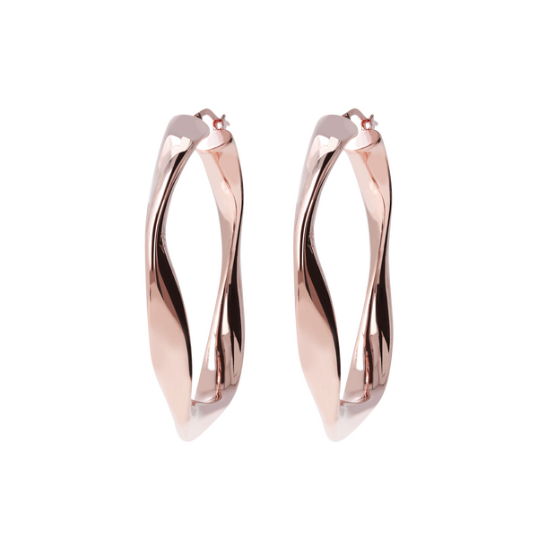 Bronzallure Purezza hoop earrings