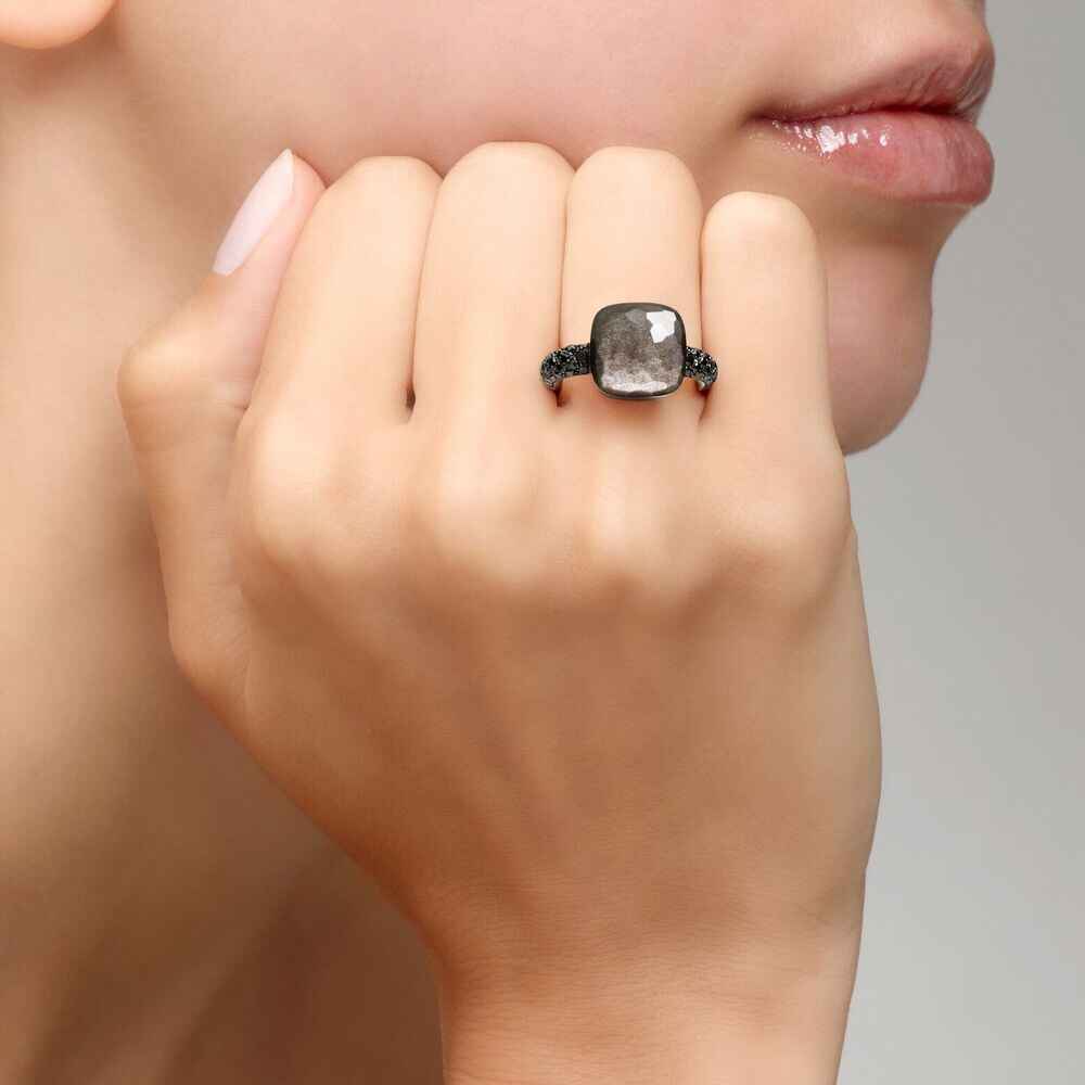 Pomellato Nudo Maxi Obsidian Ring