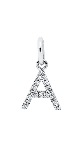 Brogle Classic letter pendant A with diamonds Brogle Classic letter pendant A with diamonds