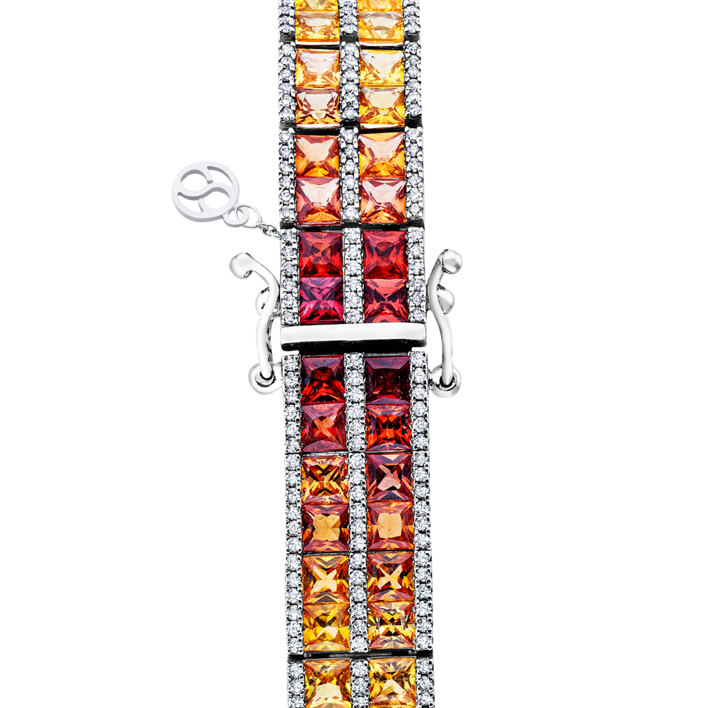 Brogle Selection sapphire bracelet Rainbow Brogle Selection sapphire bracelet Rainbow