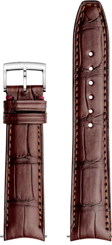 Baume & Mercier brown alligator leather strap 20mm Baume & Mercier brown alligator leather strap 20mm