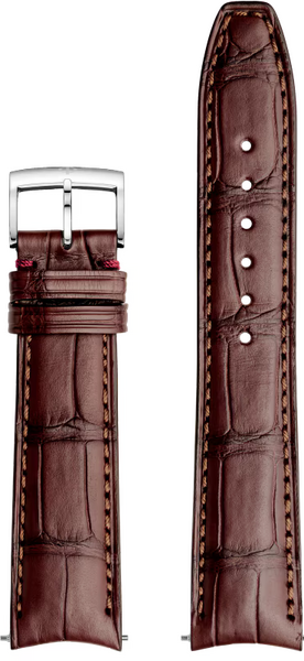 Baume & Mercier brown alligator leather strap 20mm Baume & Mercier brown alligator leather strap 20mm