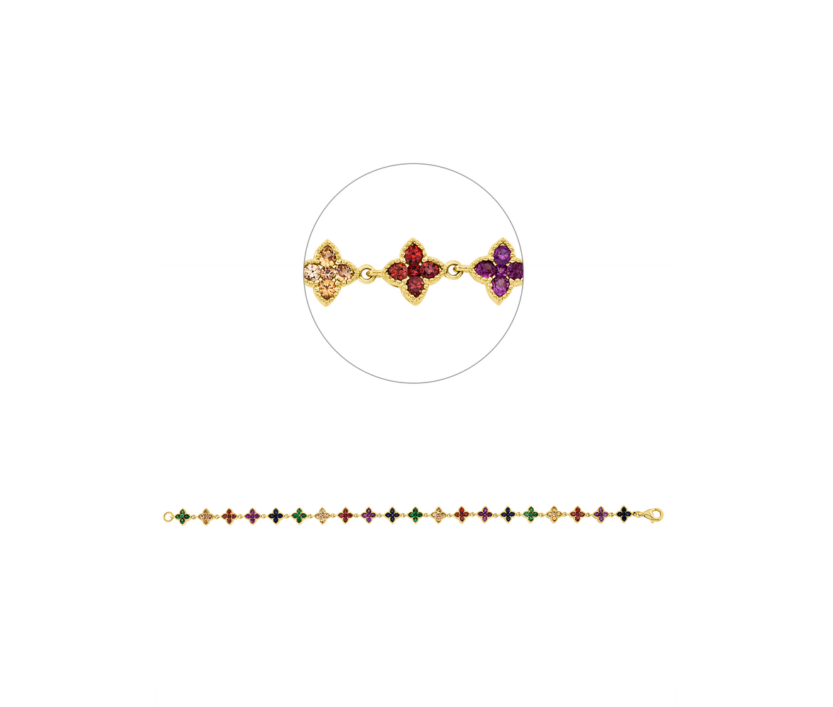 Brogle Selection sapphire bracelet Rainbow Brogle Selection sapphire bracelet Rainbow