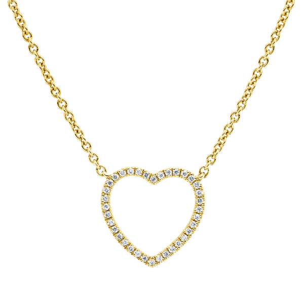 Brogle Classic necklace with diamond heart