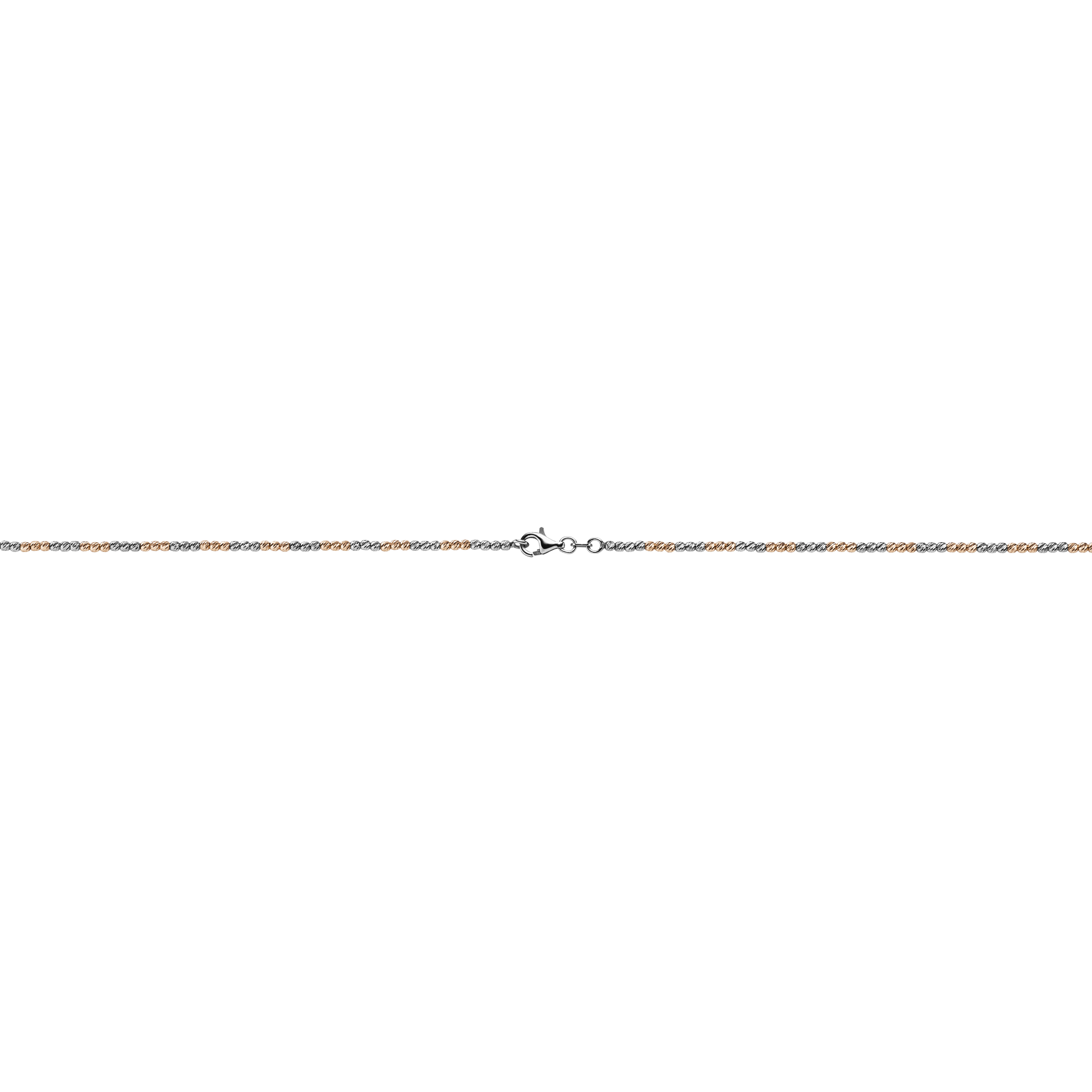 Brogle Classic bicolour ball bracelet diamond cut 1.8mm Brogle Classic bicolour ball bracelet diamond cut 1.8mm
