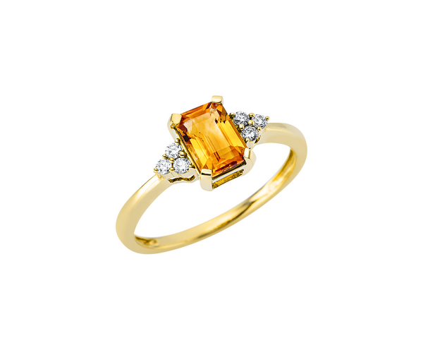 Brogle Classic citrine ring