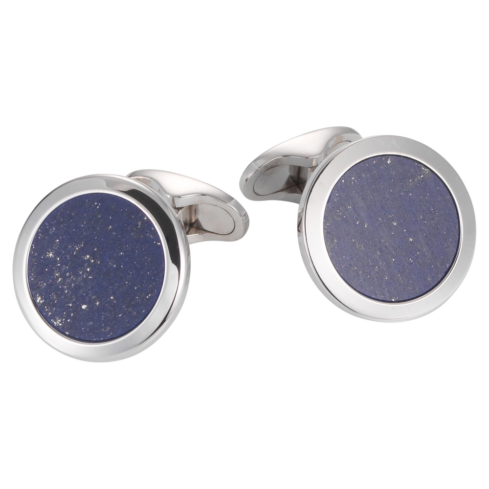 Brogle Selection Casual cufflinks with lapis