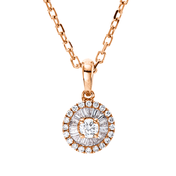 Brogle Classic necklace with diamond pendant Brogle Classic necklace with diamond pendant