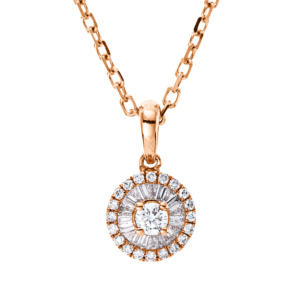 Brogle Classic necklace with diamond pendant Brogle Classic necklace with diamond pendant