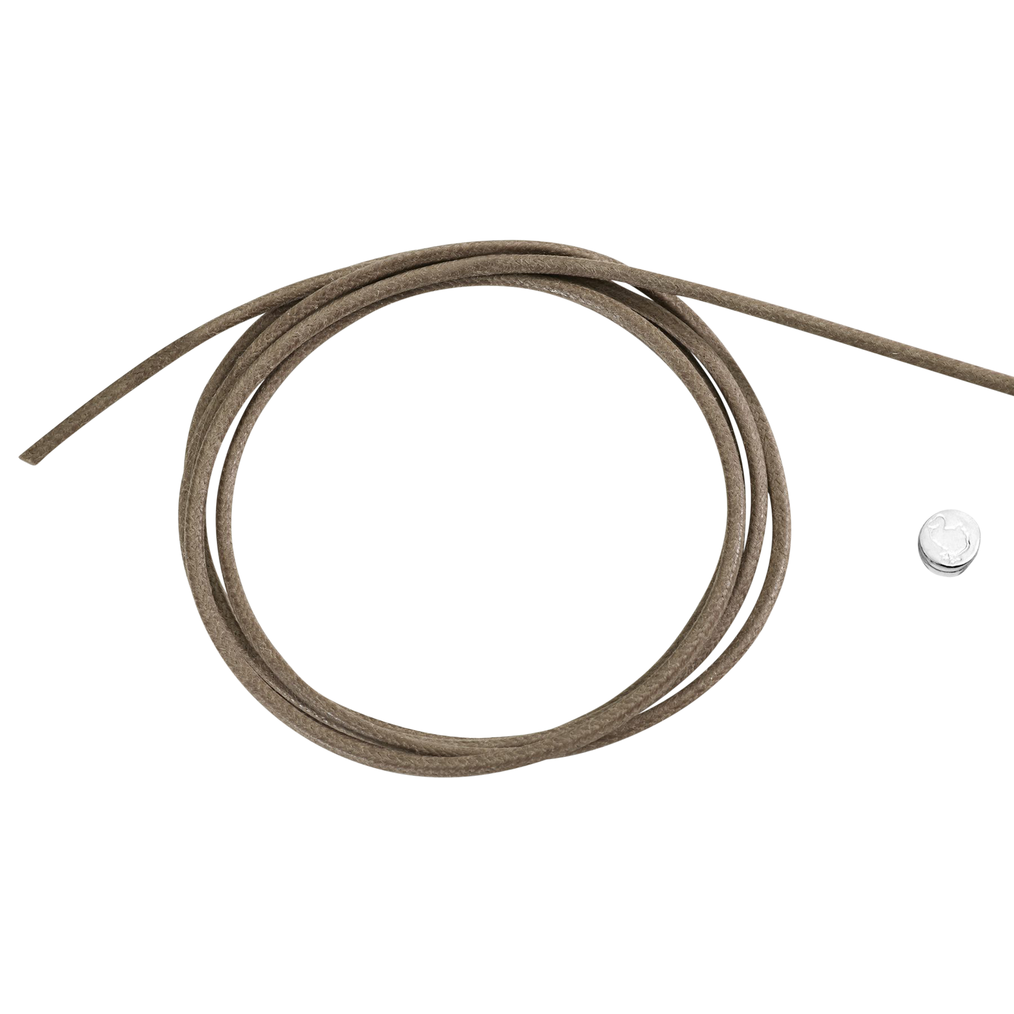 Dodo thick taupe-coloured cotton cord