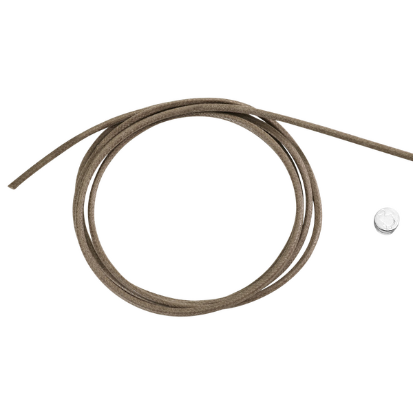 Dodo thick taupe-coloured cotton cord Dodo thick taupe-coloured cotton cord