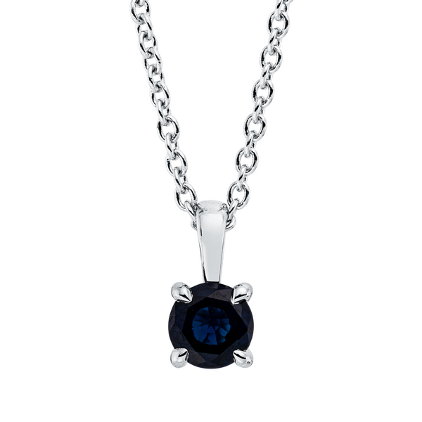 Brogle Classic necklace with sapphire pendant Brogle Classic necklace with sapphire pendant