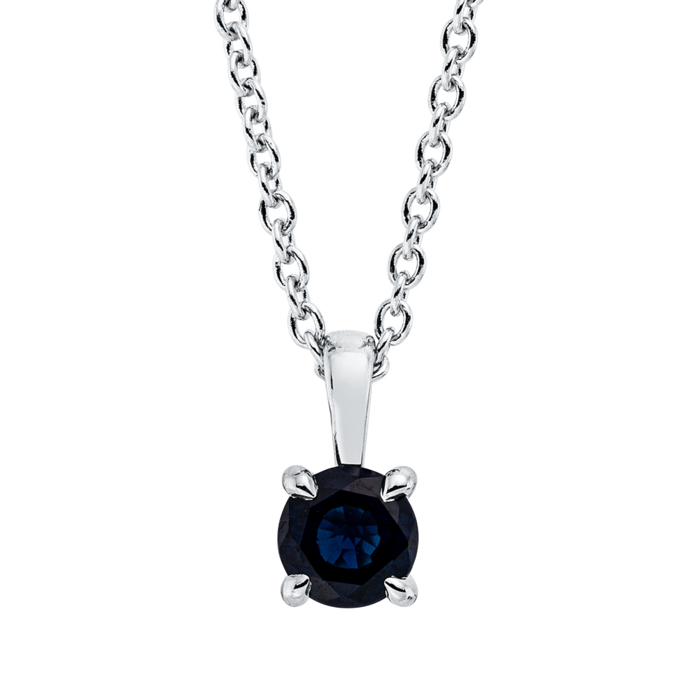 Brogle Classic necklace with sapphire pendant Brogle Classic necklace with sapphire pendant