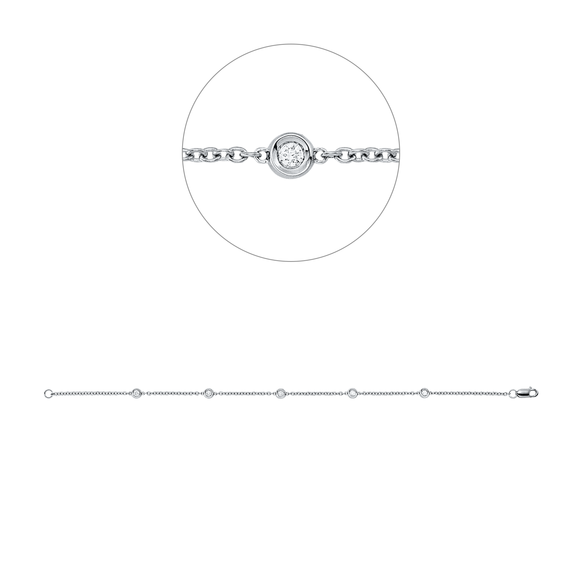 Brogle Classic Diamantarmband