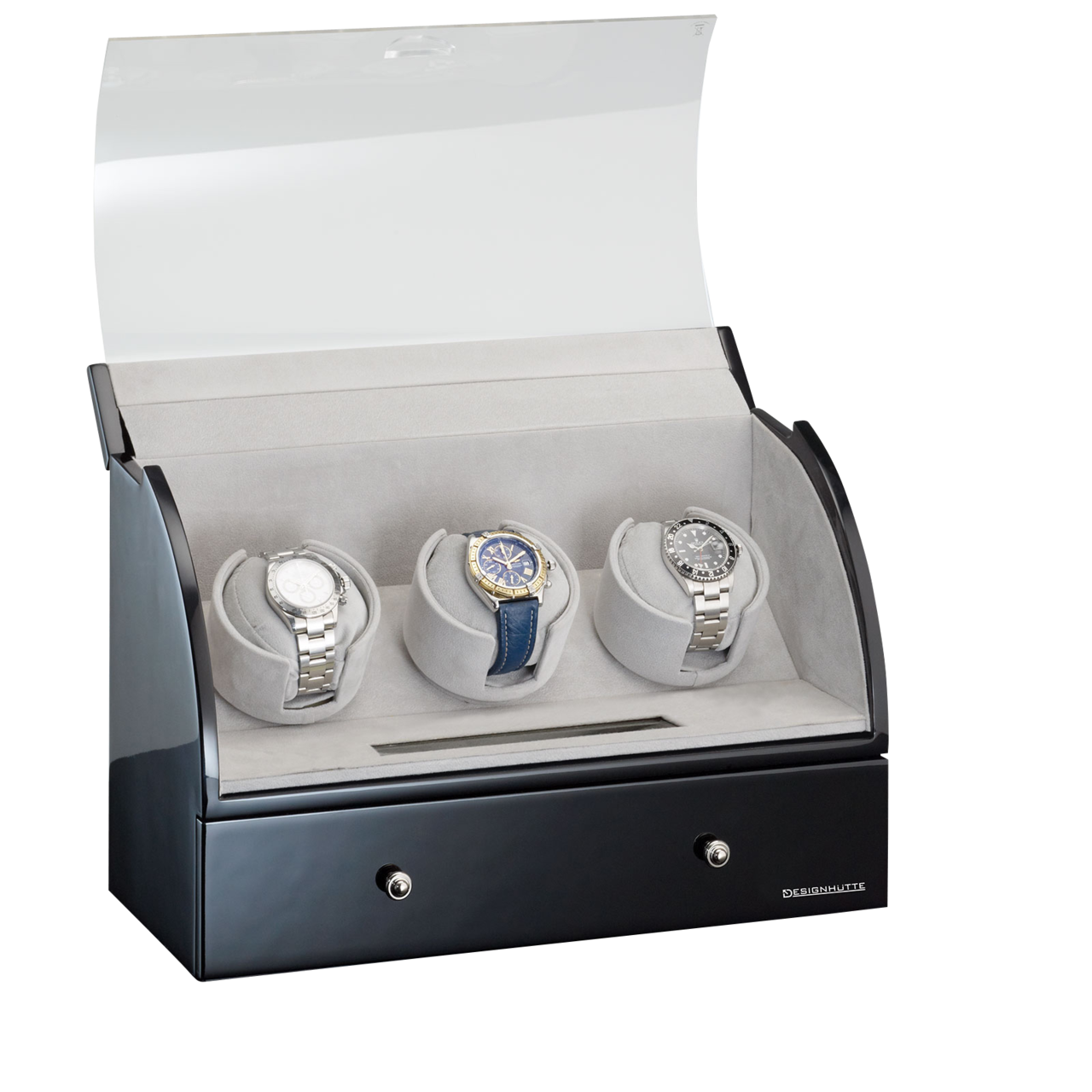 Designhütte Watch winder Basel 3 LCD Designhütte Watch winder Basel 3 LCD