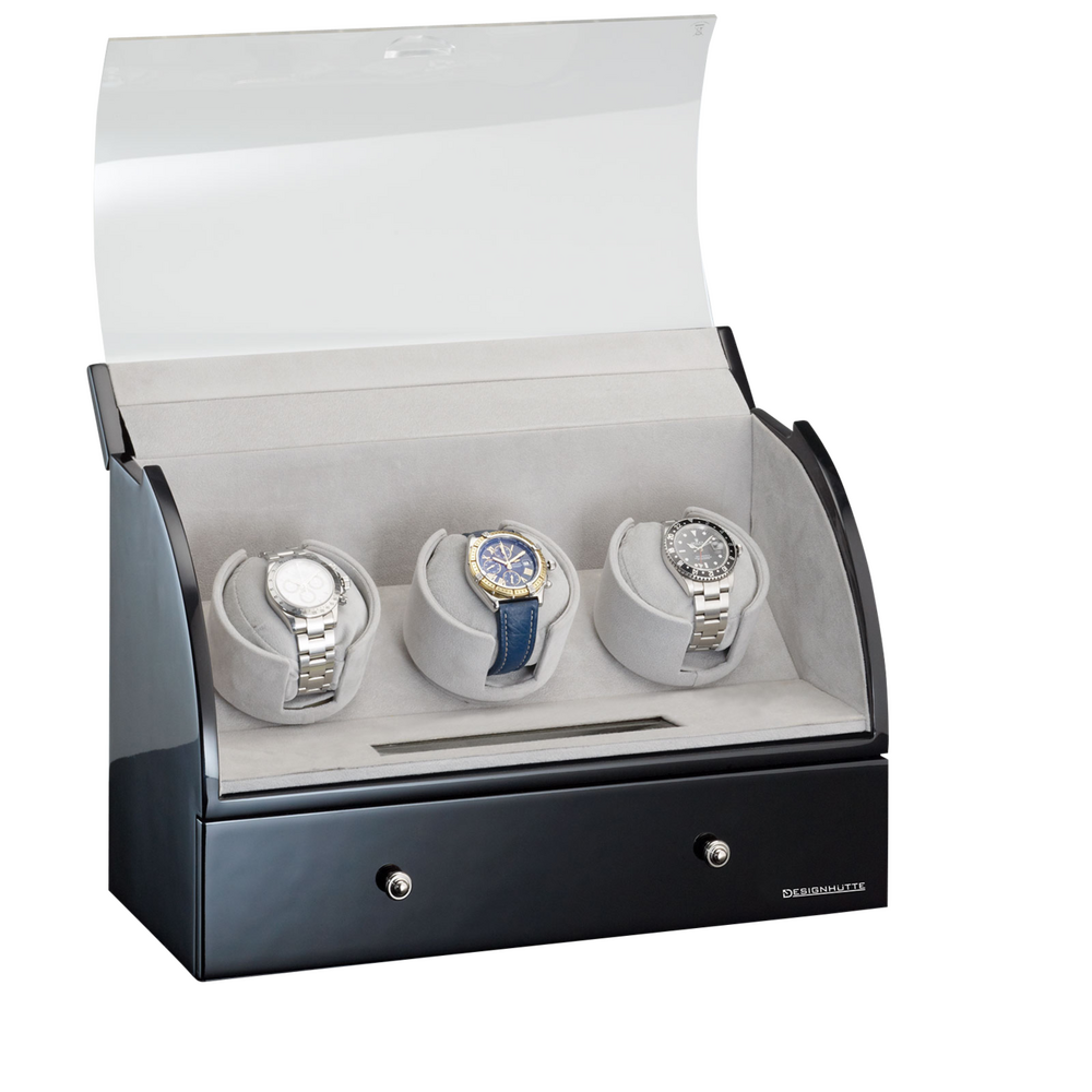 Designhütte Watch winder Basel 3 LCD Designhütte Watch winder Basel 3 LCD