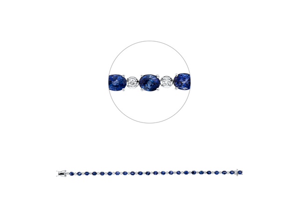 Brogle Selection sapphire bracelet