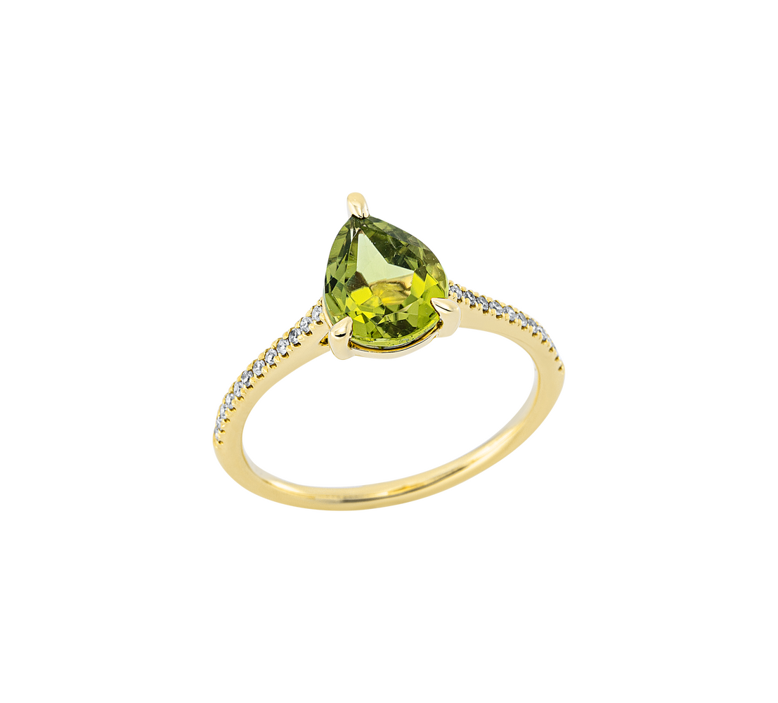 Brogle Classic peridot ring