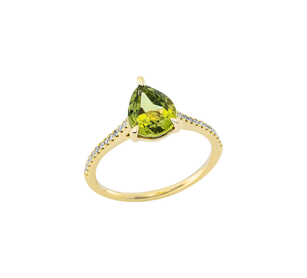 Brogle Classic peridot ring