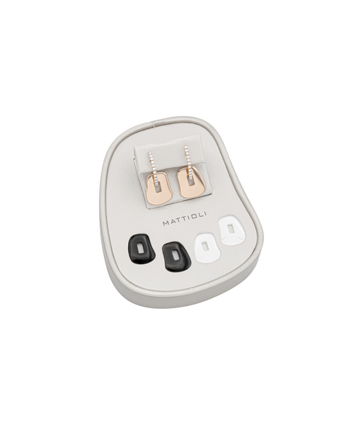 Mattioli Puzzle Ceramica earring box, with 3 pairs of puzzles Mattioli Puzzle Ceramica earring box, with 3 pairs of puzzles