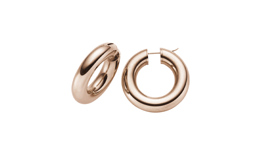 Brogle Classic Goldcreolen 8mm Brogle Classic Goldcreolen 8mm