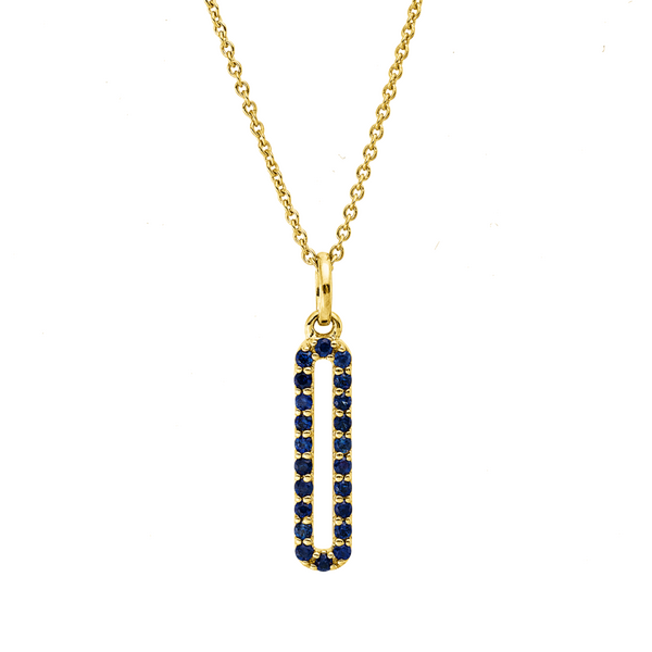 Brogle Classic Kette mit Saphiranhänger Brogle Classic Kette mit Saphiranhänger