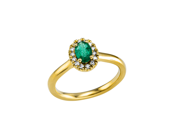 Brogle Classic emerald ring
