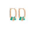 Dodo Rondelle hoop earrings