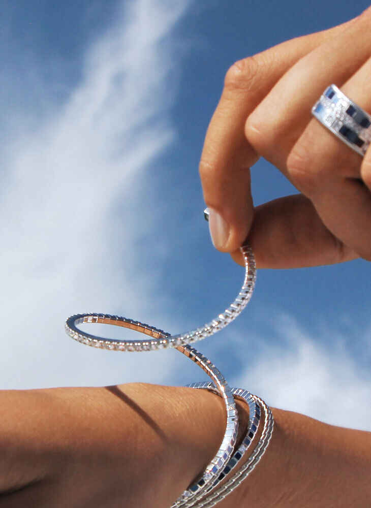 Wellendorff EMBRACE ME. Precious ocean bracelet