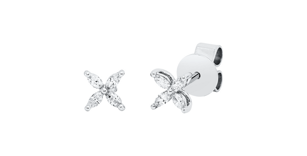 Brogle Classic diamond stud earrings