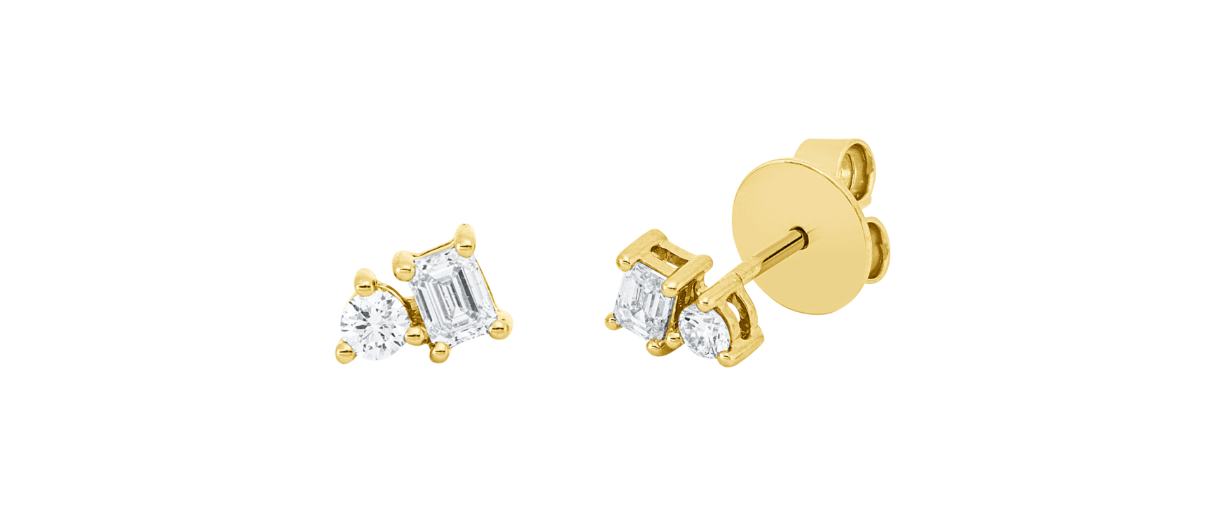 Brogle Classic diamond stud earrings
