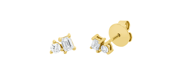 Brogle Classic diamond stud earrings Brogle Classic diamond stud earrings