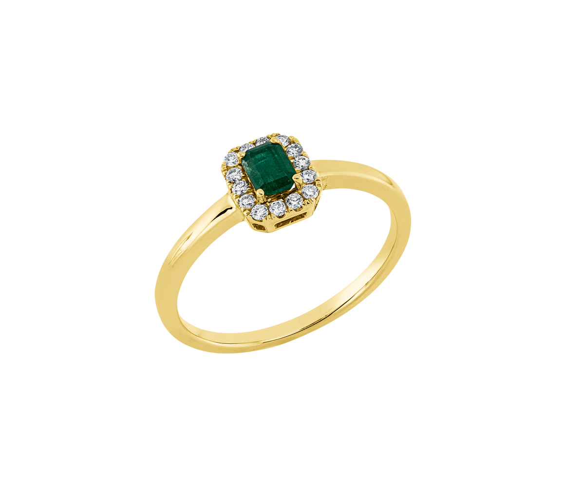 Brogle Classic emerald ring