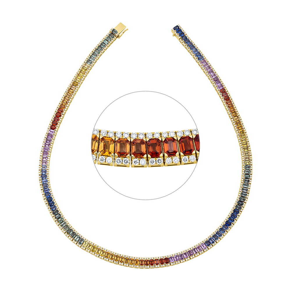Brogle Selection Saphirkette Rainbow