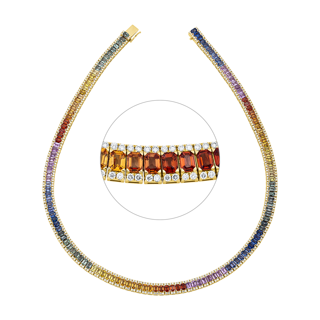 Brogle Selection Saphirkette Rainbow Brogle Selection Saphirkette Rainbow