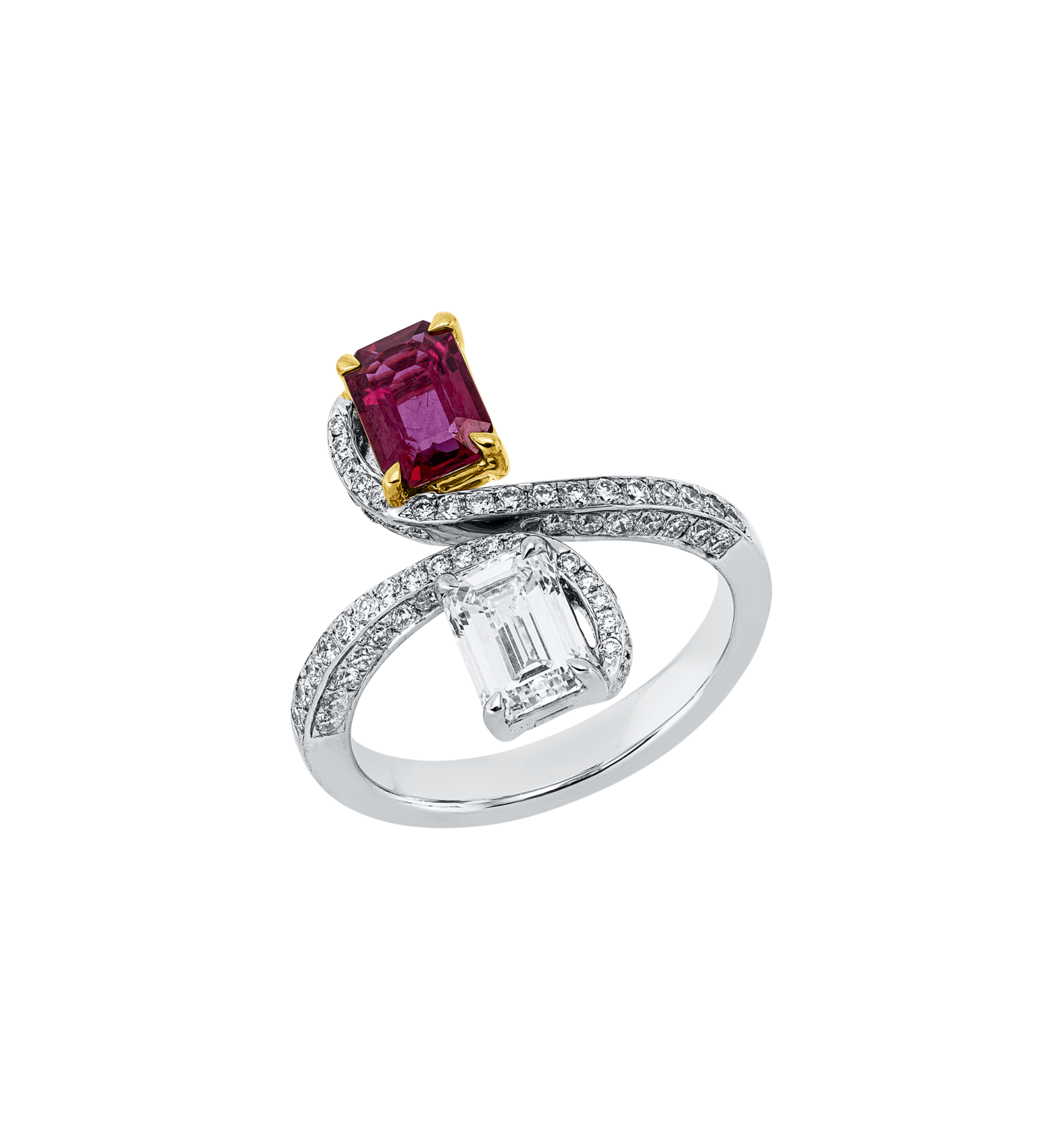 Brogle Selection bicolour ruby ring Brogle Selection bicolour ruby ring