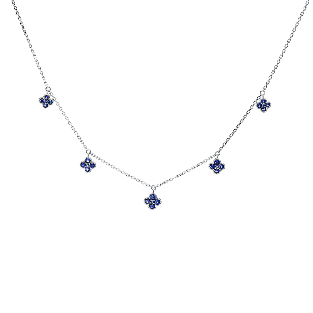 Brogle Classic Kette mit Saphiranhänger Brogle Classic Kette mit Saphiranhänger