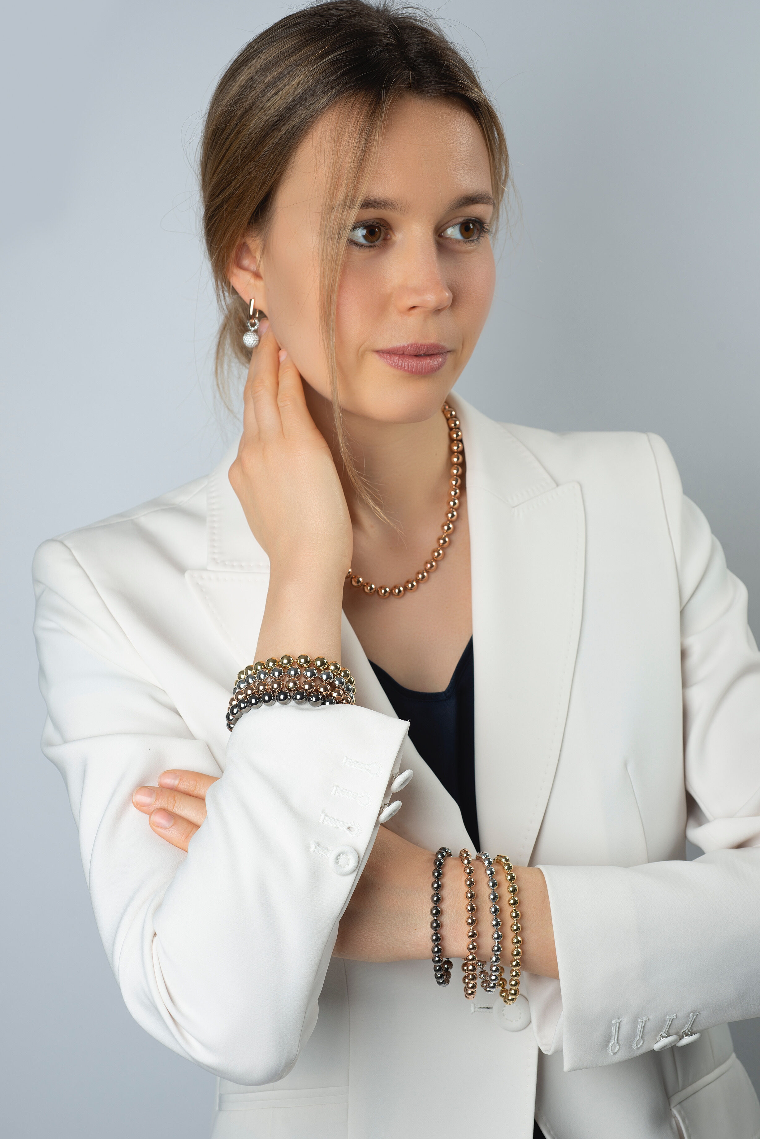 Emil Kraus ball bracelet, 8mm Emil Kraus ball bracelet, 8mm