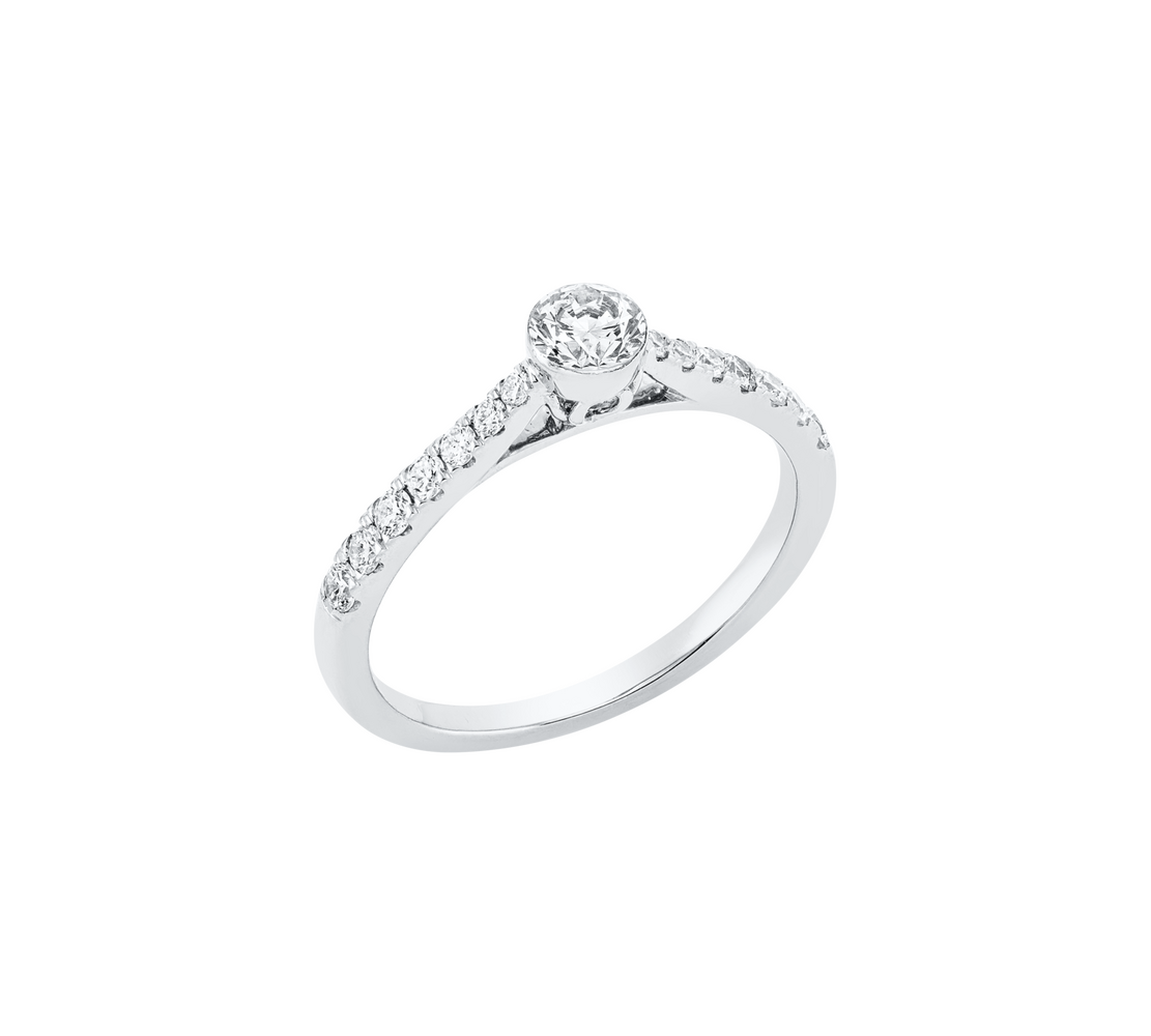 Brogle Classic solitaire ring