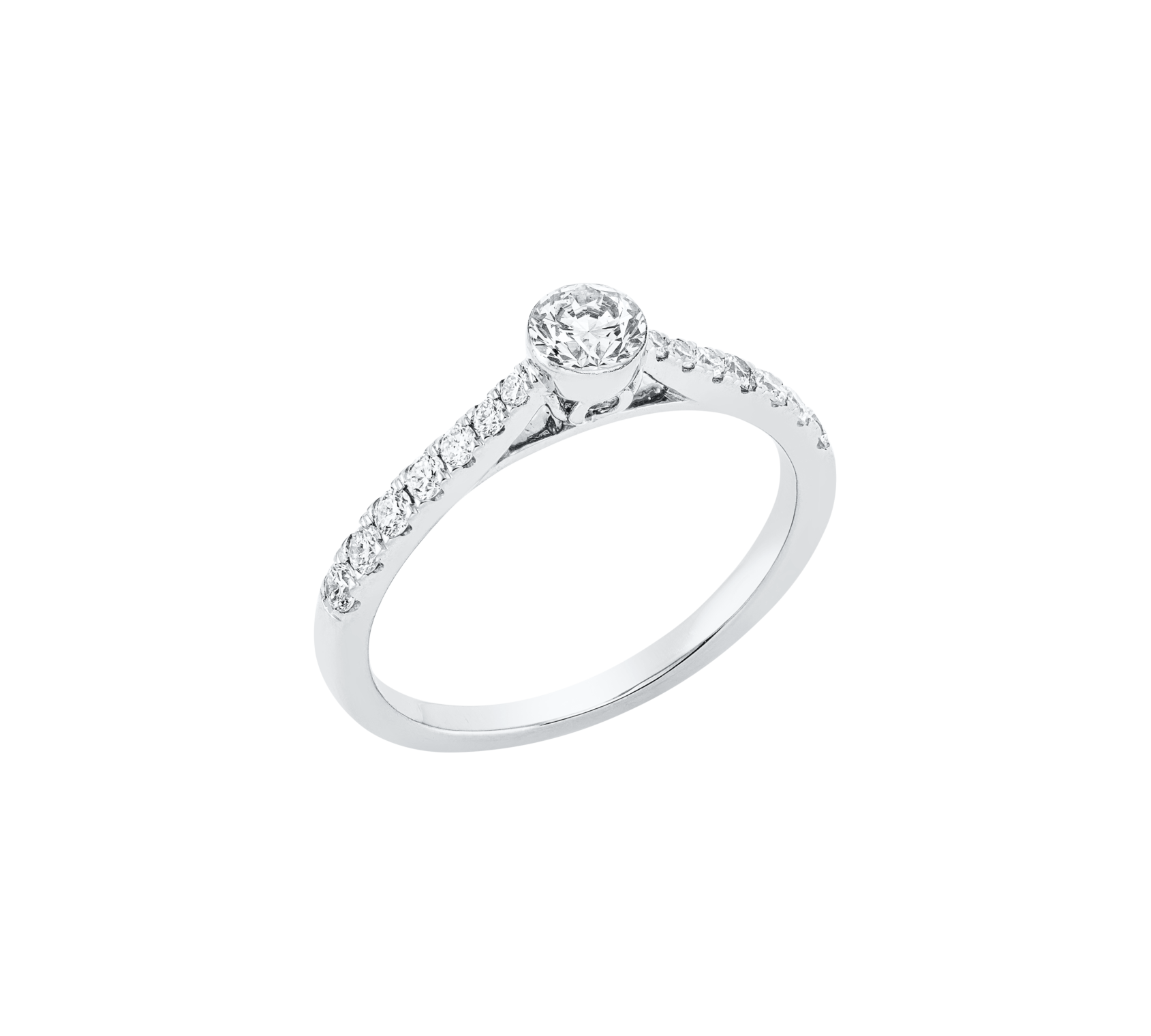 Brogle Classic solitaire ring Brogle Classic solitaire ring