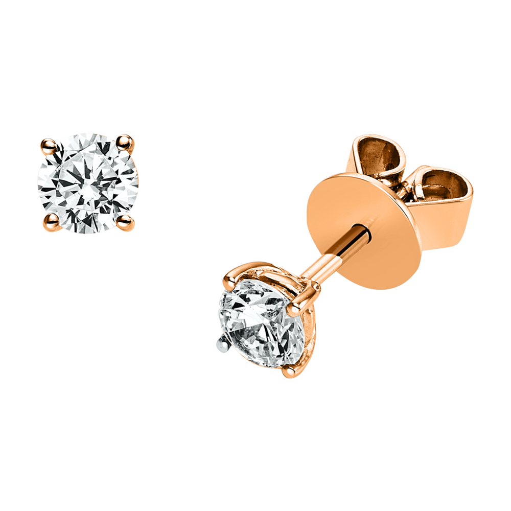 Brogle Selection Solitaire stud earrings Julia up to 0.25 carat