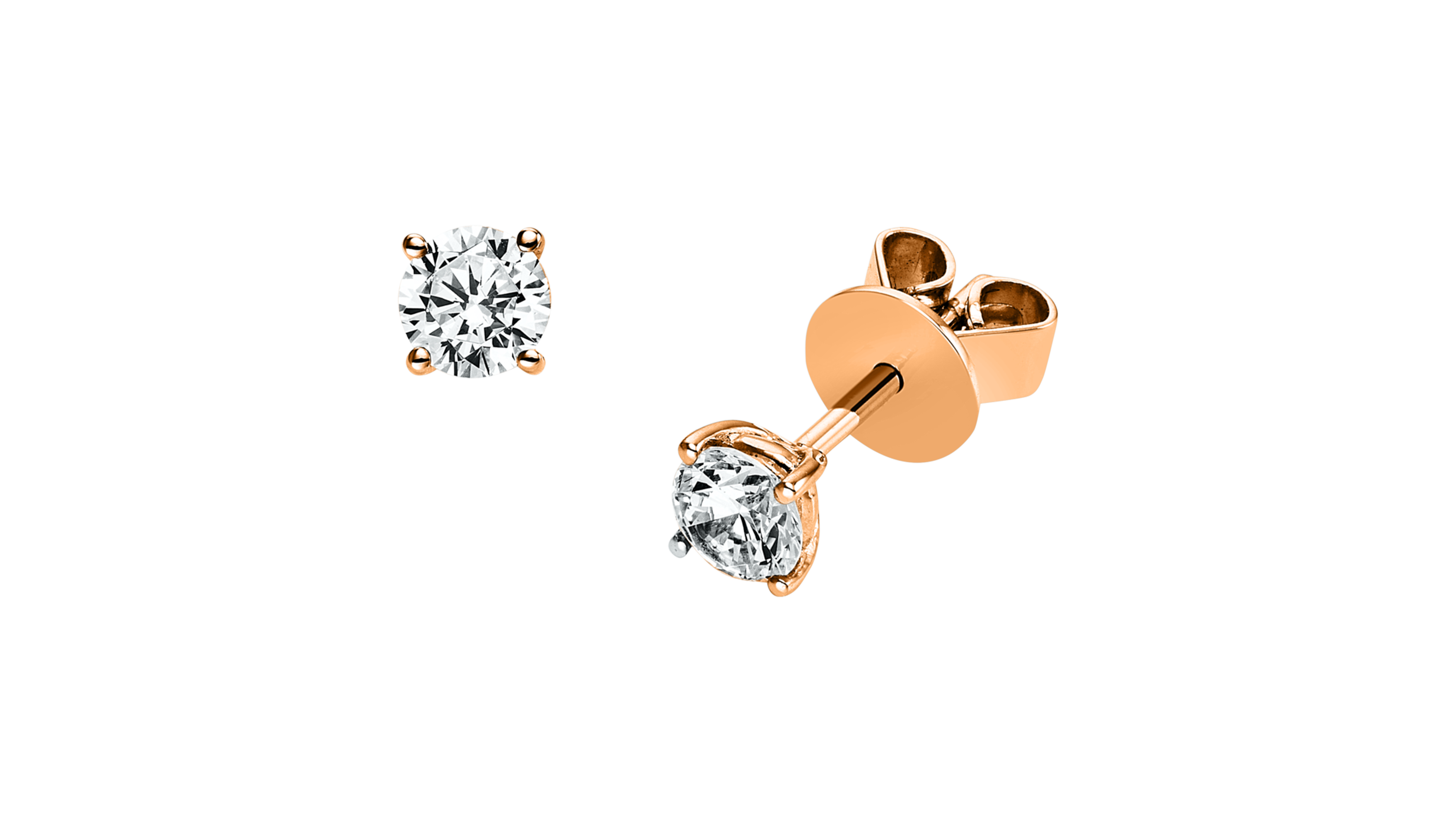 Brogle solitaire ear studs Julia up to 0.5 carat Brogle solitaire ear studs Julia up to 0.5 carat