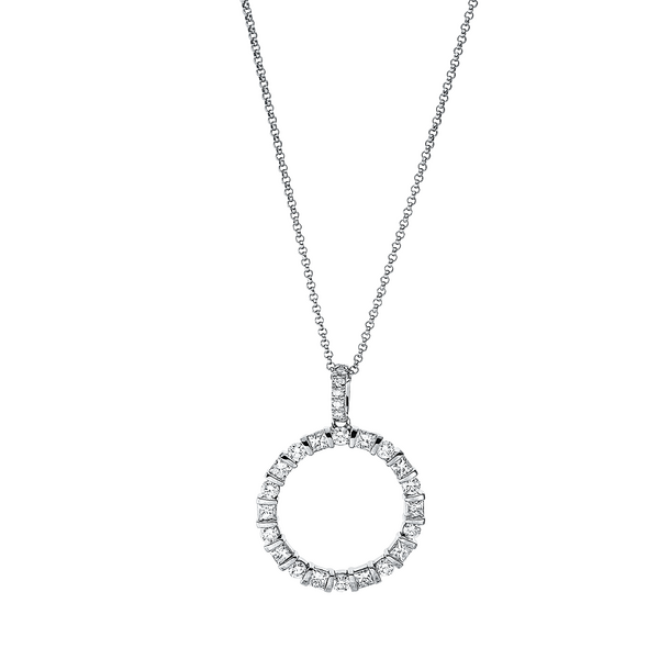 Brogle Classic Kette mit Diamantkreis