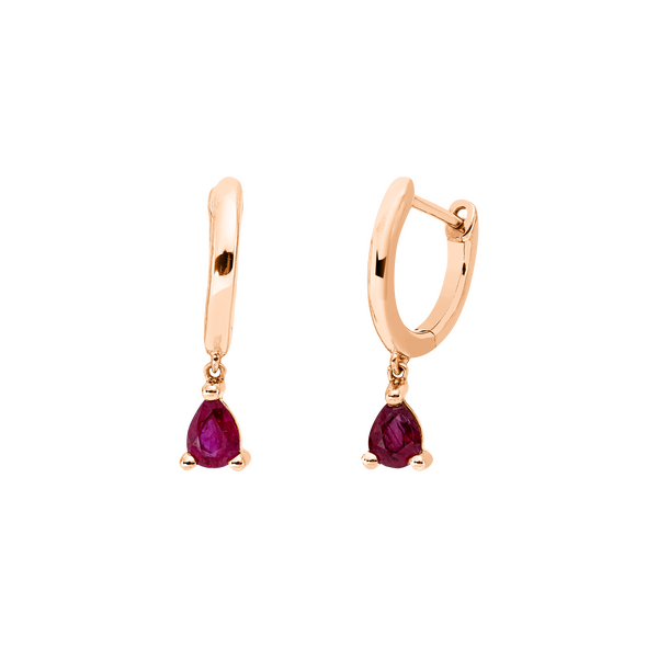 Brogle Classic ruby earrings